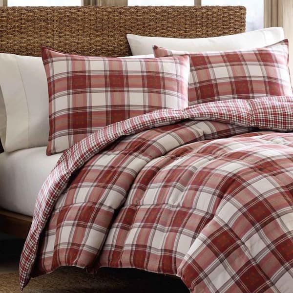 Edgewood Plaid Cotton Comforter Set