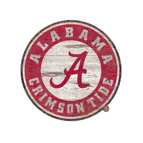 Adventure Furniture University of Alabama Distressed Logo Cutout Decorative Sign