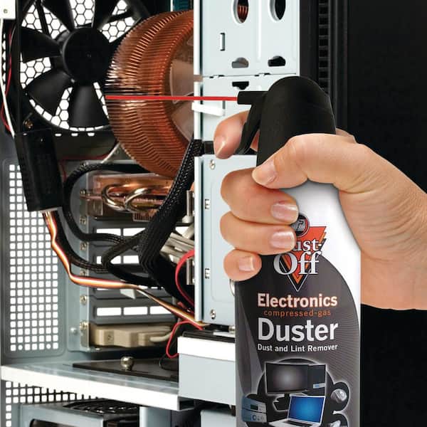 Dust Off Spray 10 oz Electronics Compressed Canned Air Duster