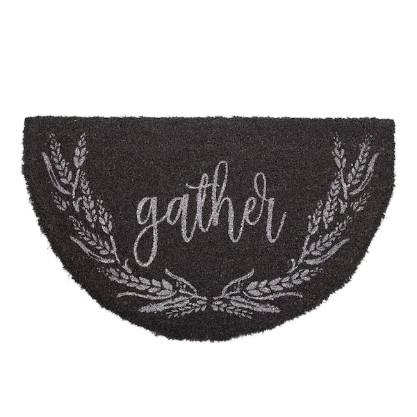 Amscan 29.5 in. x 17.75 in. Fall Gather Doormat (2-Pack)