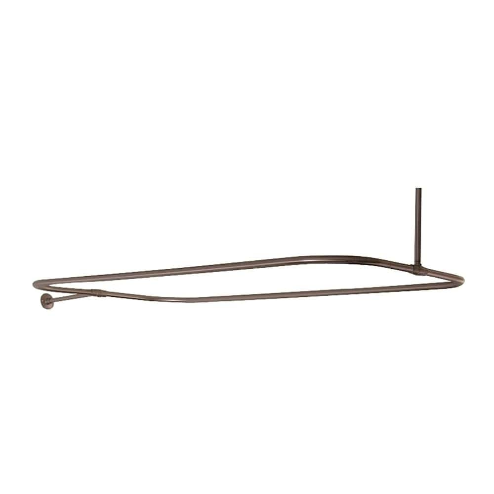 Polished Nickel Wall Mounted 2-Handle Clawfoot Tub Faucet
