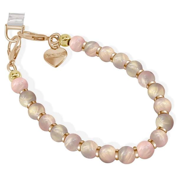 OBJLGEV Fashion Beaded Phone Wrist Strap Detachable Charm Hand Lanyard Bracelet Accessory for Women with Clear Patches