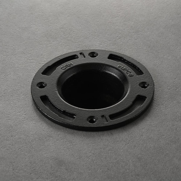 Everbilt Twist-N-Set 4 in. Cast Iron Toilet Flange 112060021008