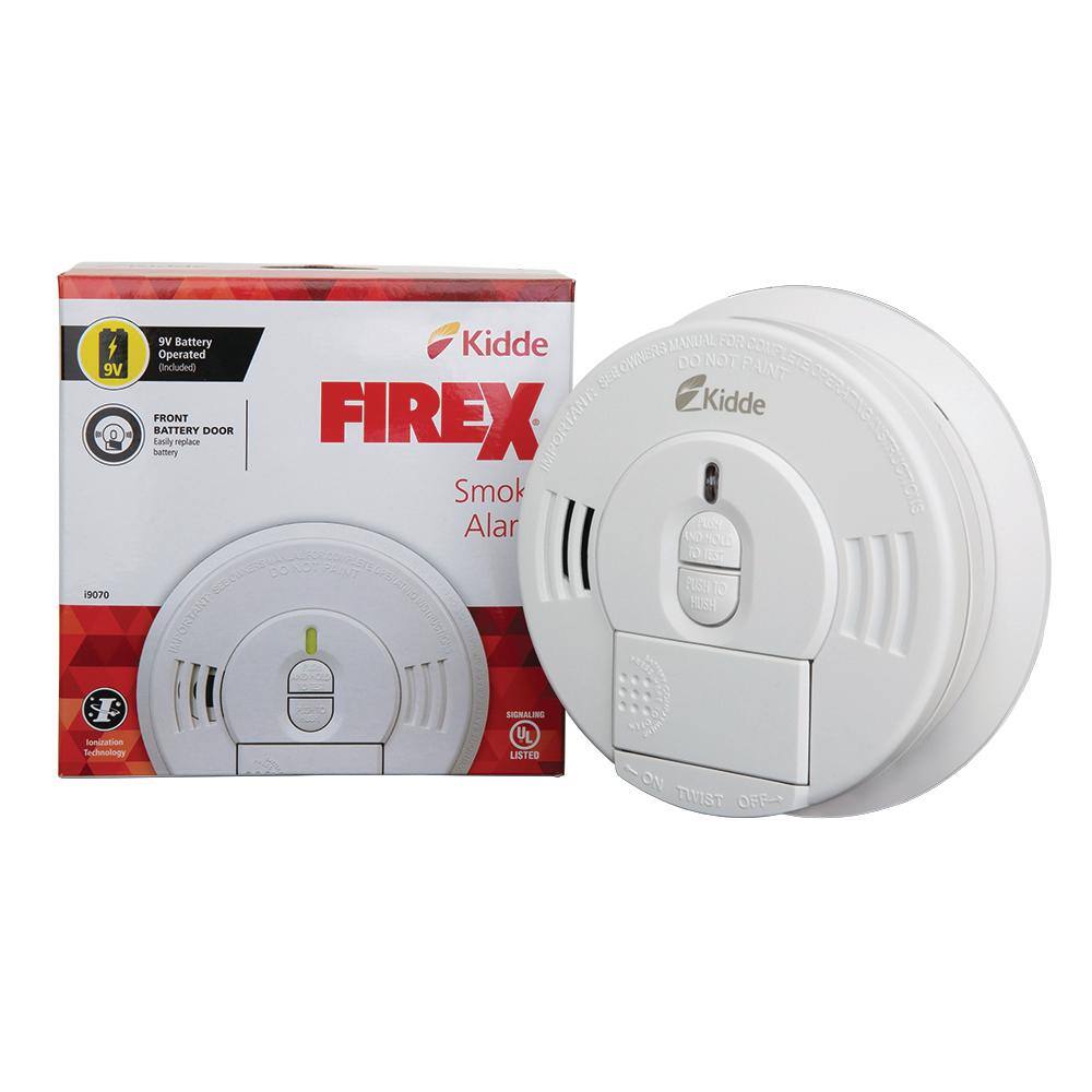 Kidde Firex Smoke Detector Battery Operated With Front Load Battery 