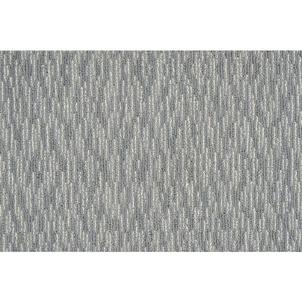 Natural Harmony Oceanic Tweed Slate Custom Area Rug with Pad