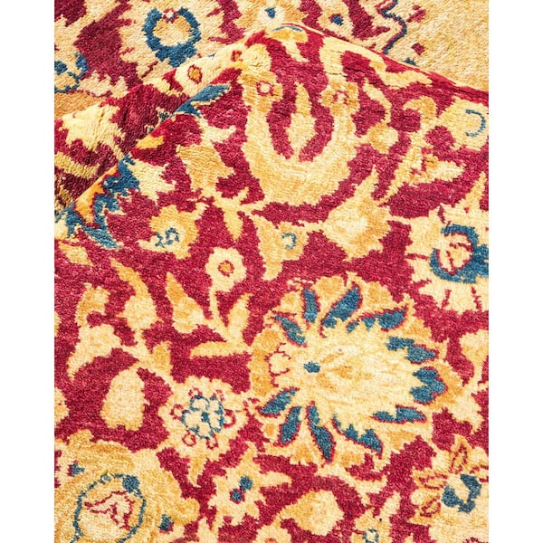 Mogul Red 6 ft. x 9 ft. Oriental Wool Indoor Area Rug
