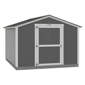 Professionally Installed Tahoe Sierra 10 ft. x 12 ft. Painted Wood Storage Shed with 6 ft. High Sidewall (120 sq. ft.)