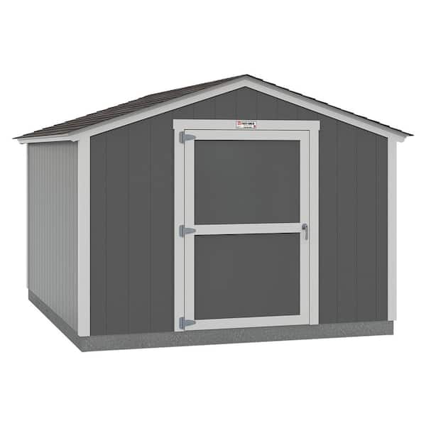 Tuff Shed Professionally Installed Tahoe Series Sierra 10 ft. x 12 ft. Painted Wood Storage Shed 6 ft. High Sidewall (120 sq. ft.)