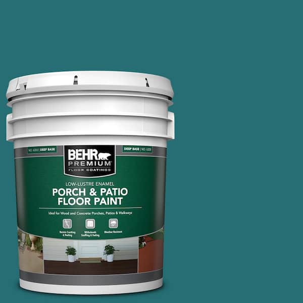 BEHR PREMIUM 5 gal. #M460-7 Antigua Low-Lustre Enamel Interior/Exterior Porch and Patio Floor Paint