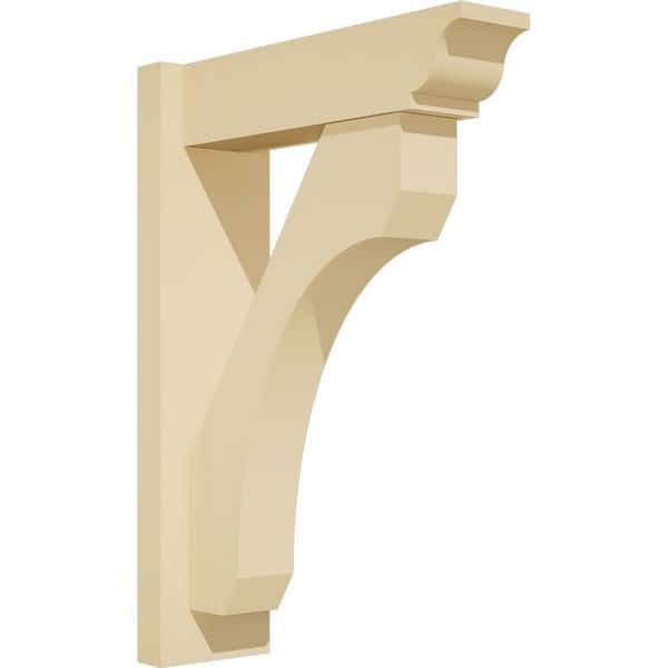 Ekena Millwork Legacy 5 in. W x 22 in. H x 16 in. D Signature Urethane Polyurethane Outlooker with Traditional Ends