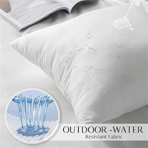 18X18 Pillow Insert, Outdoor Waterproof Throw Pillow Inserts Hypoallergenic  Prem