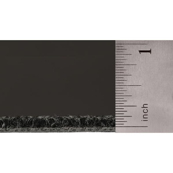 24 in. x 24 in. Texture Carpet - Advance -Color Black