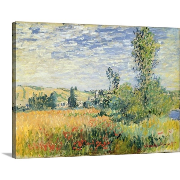 "Vetheuil, c.1880" by Claude Monet Canvas Wall Art