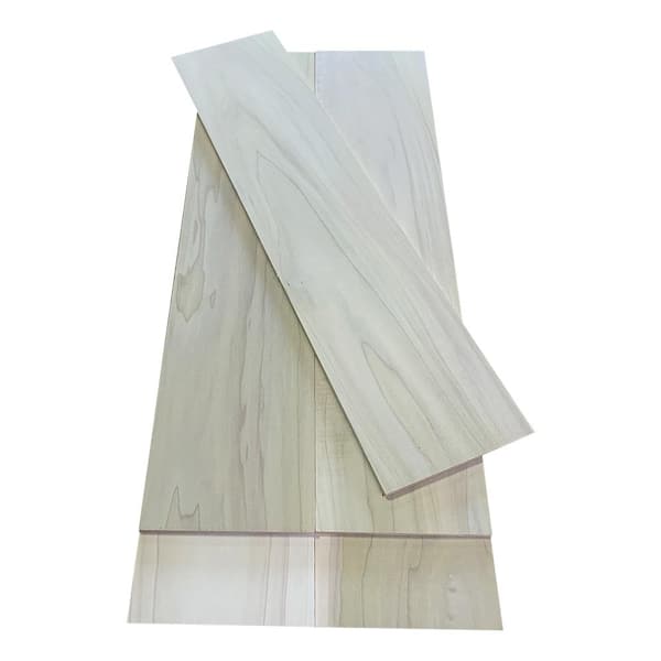 Swaner Hardwood 1/4 in. x 5.5 in. x 4 ft. Poplar S4S Hardwood Hobby Board (5-Pack)