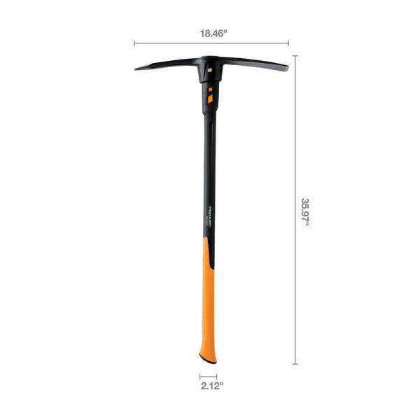 IsoCore 5 lbs. Forged Steel Pick with 36 in. Fiberglass Core Handle IsoCore 5 lbs. Forged Steel Pick with 36 in. Fiberglass Core Handle