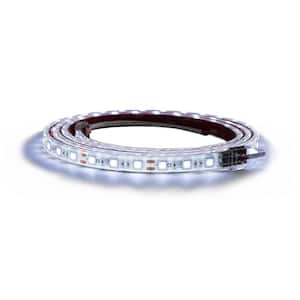 60 in. Clear Cool LED Strip Light with 3M Adhesive Back