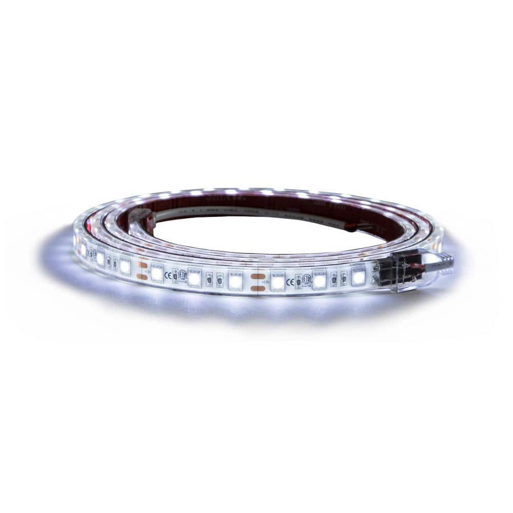 60 Inch Cool White LED Strip Light with Clear Lens