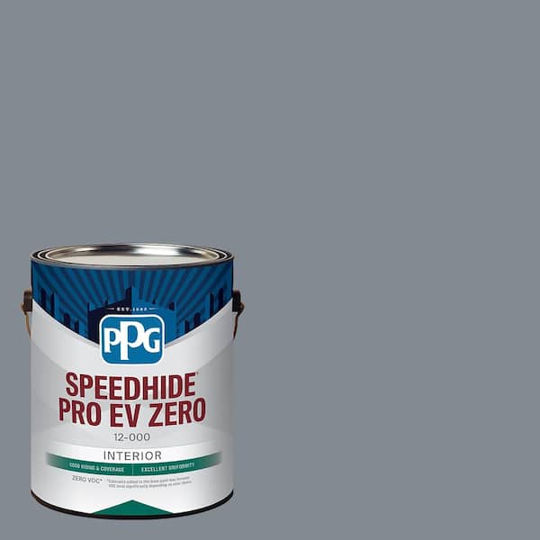 PPG Speedhide Pro-EV Zero 1 gal. PPG0993-5 Superhero Gray Semi-Gloss Interior Paint