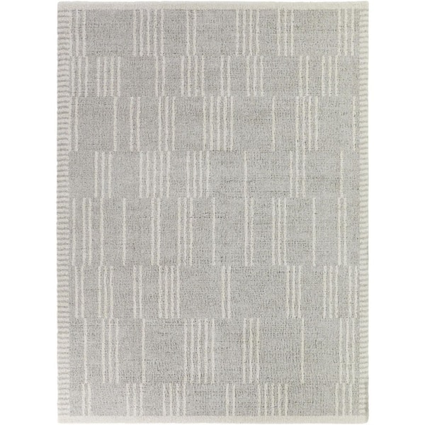 Ulric Grey 8 ft. x 10 ft. Area Rug