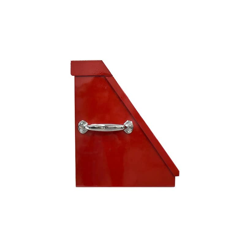 31 in. W x 16 in. D Portable Metallic Red Triangle Top Tool Chest for Sockets, Wrenches and Screwdrivers