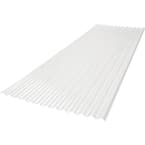 25.40 in x 6 ft. 2.67 LP Corrugated Polycarbonate Roof Panel in White Opal