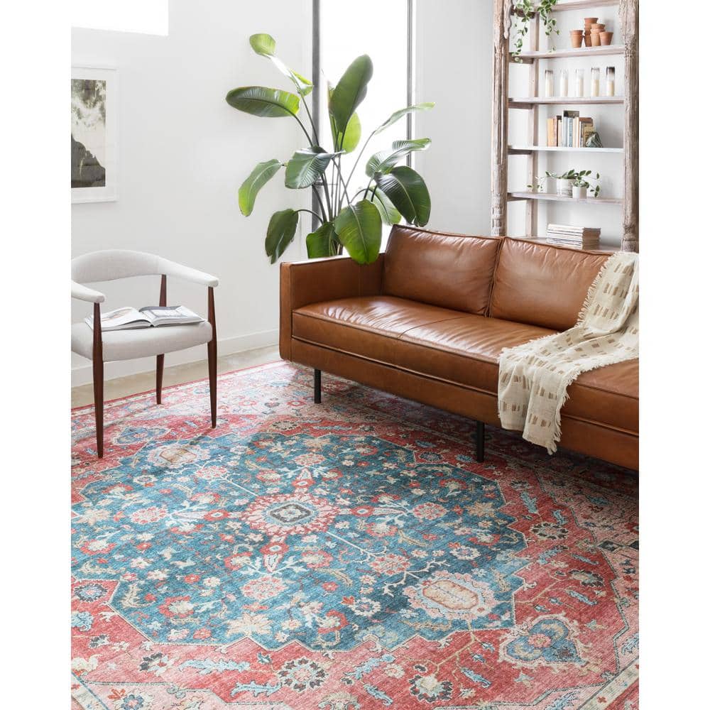 Oceanic Bliss Easy-Care Synthetic 9' x 12' Rectangular Rug