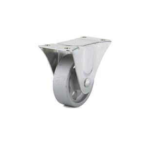 4-1/32 in. Metal Fixed plate Caster, 247 lb. Load Rating
