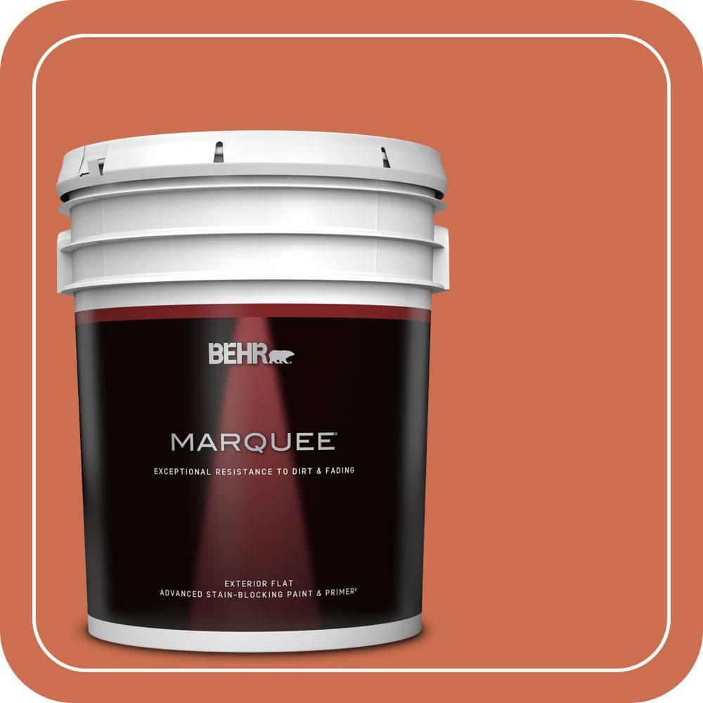 5 gal. #M180-6 Tiki Torch Flat Exterior Paint & Primer product image for price tracking