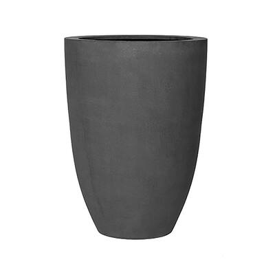 Vasesource 39 in. x 17 in. Grey Tapered Fibestone Square Planter/Pot ...