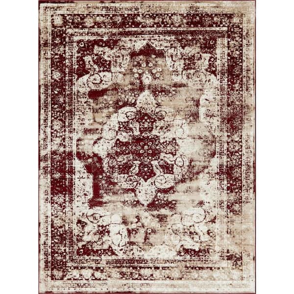 Unique Loom Sofia Salle Garnier Burgundy 8' 0 x 11' 0 Area Rug