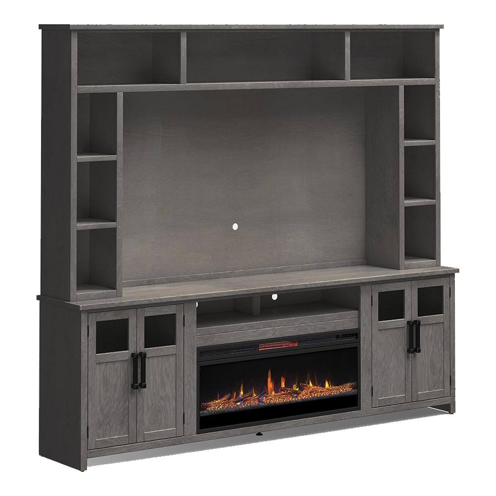 Bridgevine Home Maison Driftwood TV Stand Fits TV's up to 81 in. with