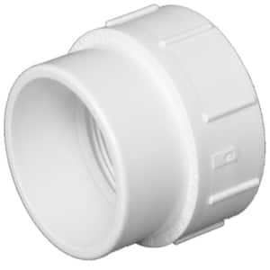 10 in. PVC DWV Spigot x FPT Fitting Cleanout Adapter