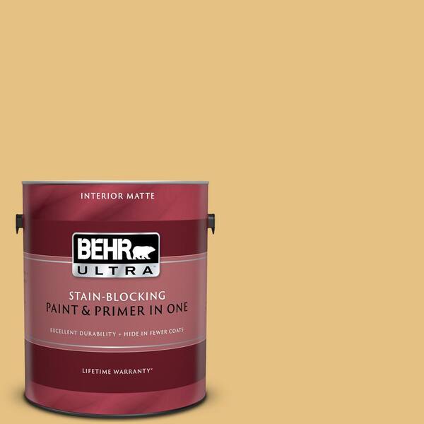 BEHR ULTRA 1 gal. #UL180-21 Tangy Matte Interior Paint and Primer in One