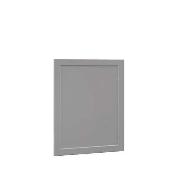 Hampton Bay Designer Series 0.75x30x24 in. Melvern Decorative End Panel in Heron Gray