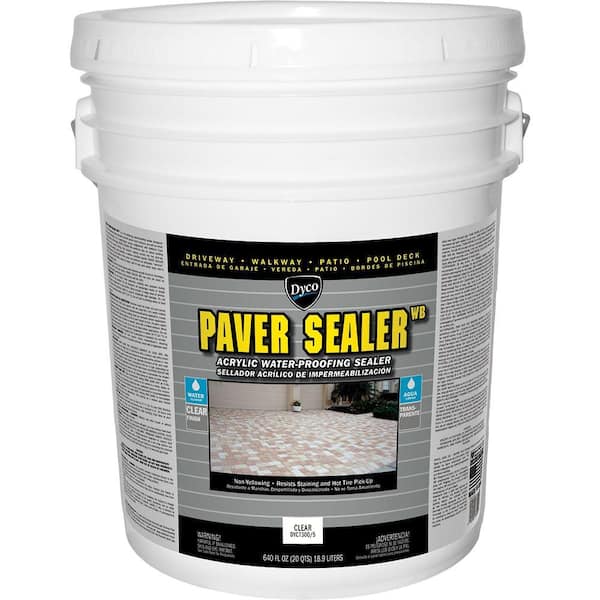 Dyco Paver Sealer WB 5 gal. Clear Low Sheen Exterior Concrete Waterproofing Sealer