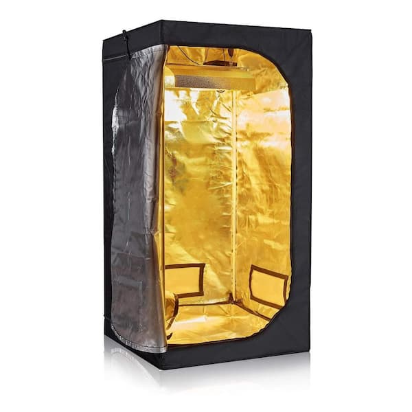 Justincity 2 ft. x 2 ft. Grow Tent Room Reflective Mylar Indoor Garden Growing Room Hydroponic System Dark Room