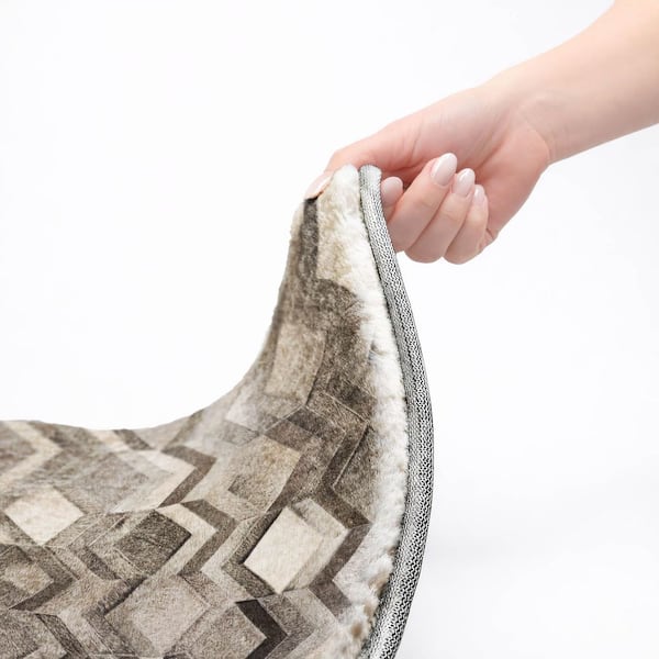 Dream Shag Premium Machine Washable Abstract ADS100 Gray 9 ft. x 12 ft. Area Rug