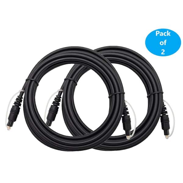 Micro Connectors, Inc 25 Feet TOSLINK Digital Optical Audio Molded