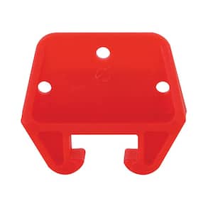 1/4 in. x 7/8 in., Red Drawer Track Guide Kit