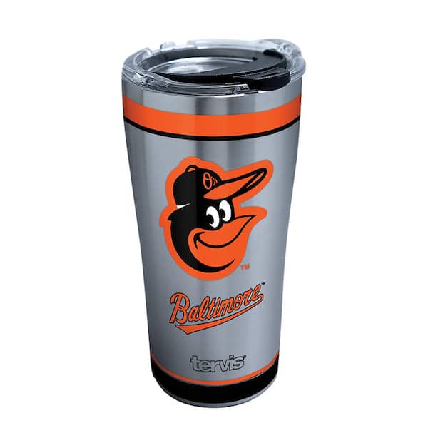 Tervis MLB Baltimore Orioles Tradition Steel Lid - 20 Stainless The with oz. 1341587 Depot Home Tumbler