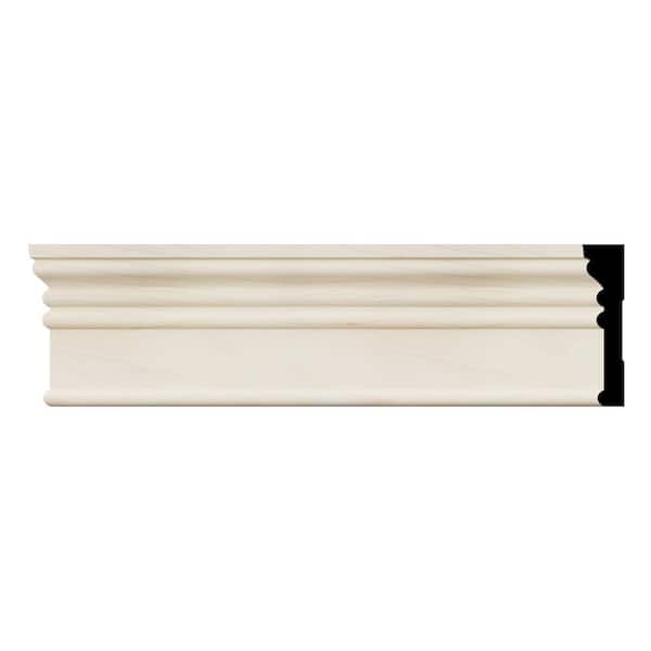Ekena Millwork MRB3 0.69 in. D x 3.25 in. W x 96 in. L Wood (Maple) Howe Casing Moulding