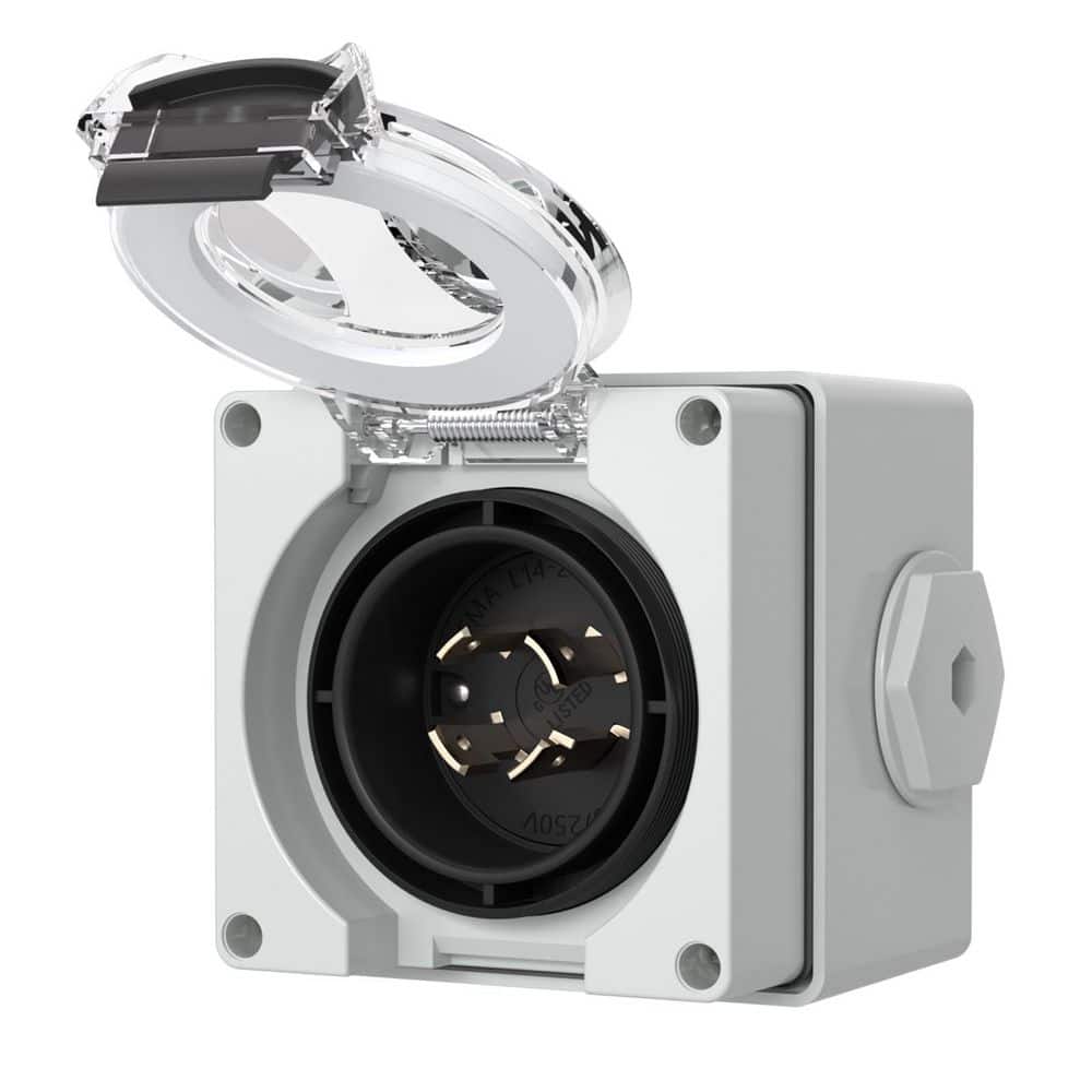 N/A 20 Amp Power Inlet Box L14-20P, 125/250V, Dustproof
