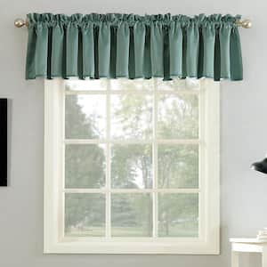 Gregory Mineral Polyester 54 in. W x 18 in. L Rod Pocket Room Darkening Curtain Valance (Single Panel)