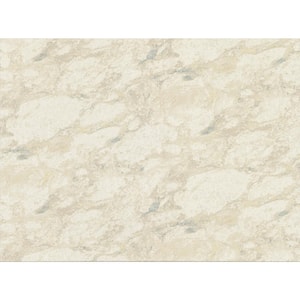 Carton Cream Faux Marble Paper Strippable Wallpaper (Covers 75.6 sq. ft.)