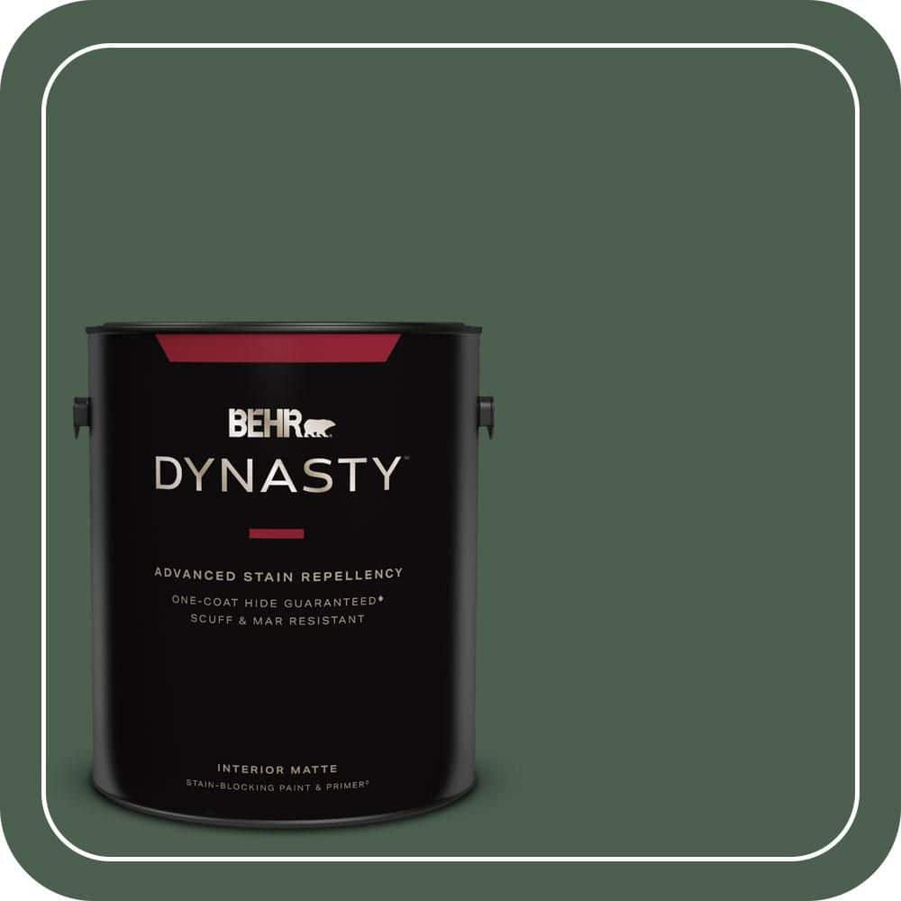 1 gal. #N400-7 Vine Leaf One-Coat Hide Matte Interior Stain-Blocking Paint & Primer price history on PriceWatchPro