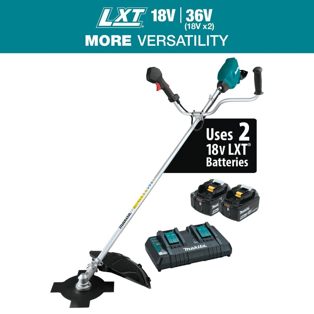 Makita LXT 18V X2 (36V) Lithium-Ion Brushless Cordless Brush Cutter Kit ...