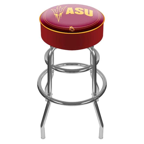 Trademark Arizona State University 31 in. Chrome Padded Swivel Bar Stool