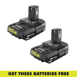 ONE+ 18V Lithium-Ion 2.0 Ah Compact Battery (2-Pack)