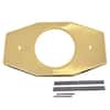 LASCO Smitty Plate 03-1654 – 3-Hole Stainless Steel Shower Cover Plate For 8-Inch Center Valves (Remodeling)