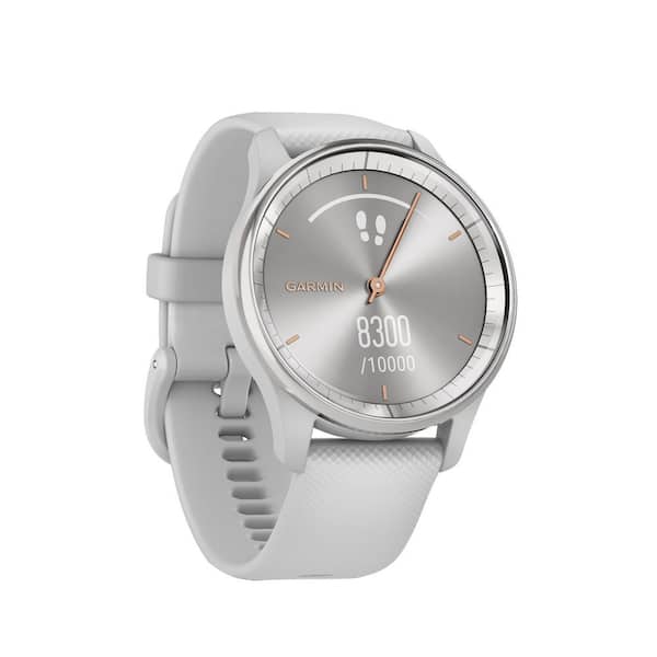 Garmin vivomove Trand Hybrid Smartwatch with Stainless Steel Bezel